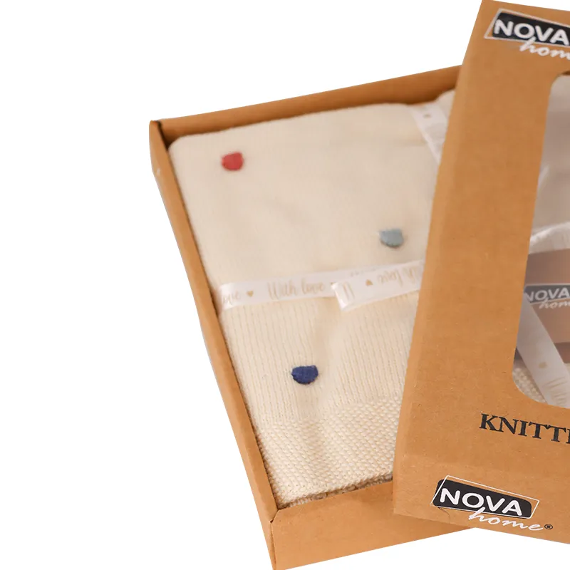 Nova Home "Bubble" Knitted Baby Blanket - 100% Cotton - Multi Color product thumbnail 4
