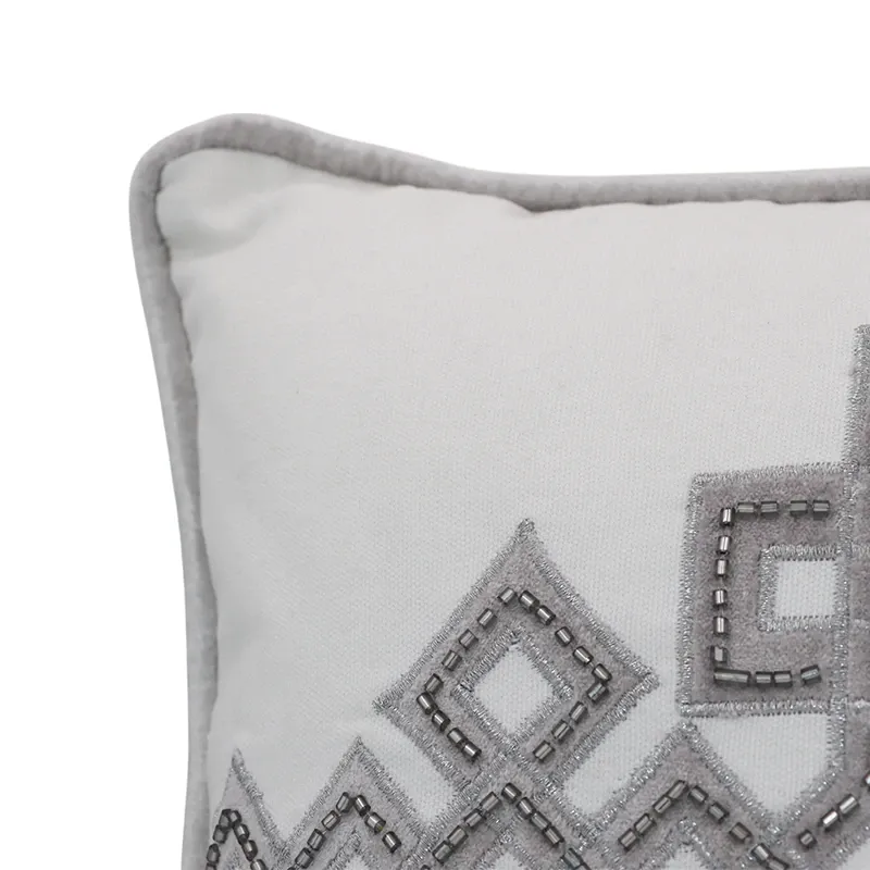 Nova Home Knott Embroidered Cushion Cover – Gold – 35x50 cm product thumbnail 3