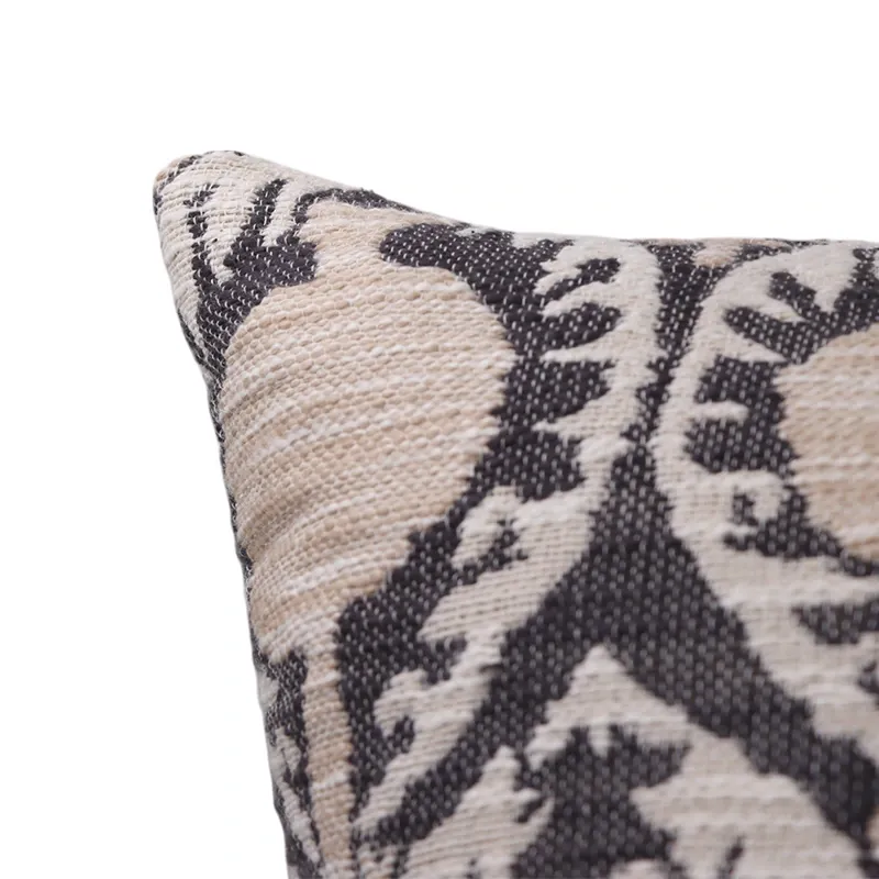 Nova Home Talisman Embroidered Jacquard Cushion Cover – 50x50 cm – Taupe product thumbnail 2