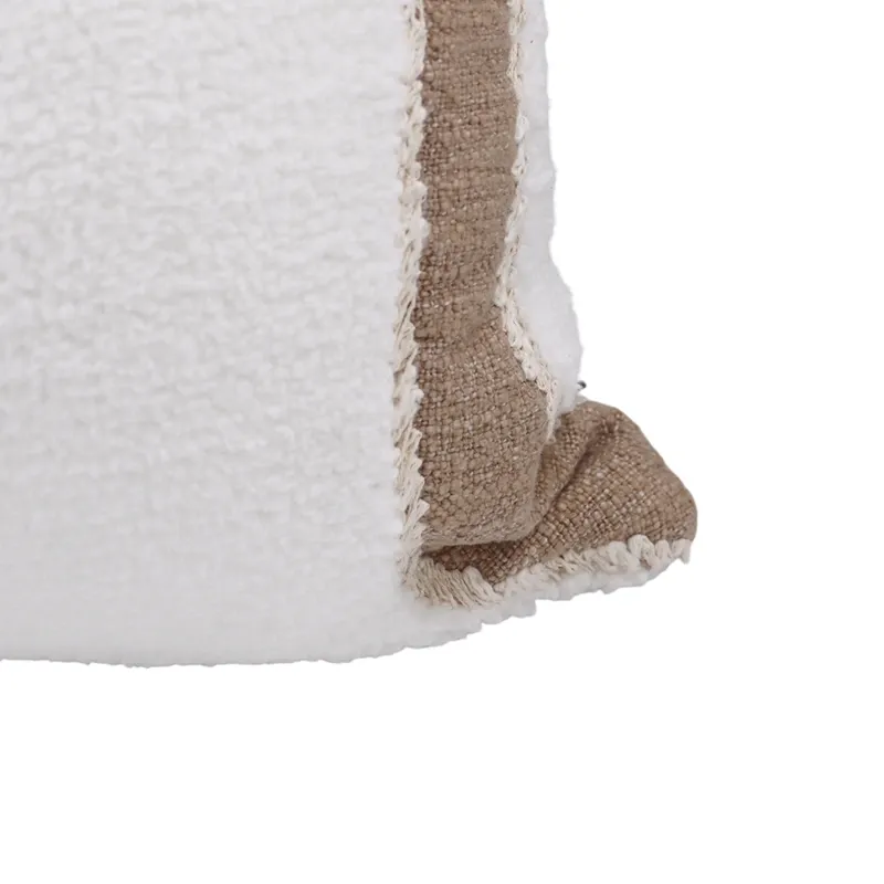 Nova Home Meander Embroidered Cushion Cover – Beige – 50x50 cm product thumbnail 2