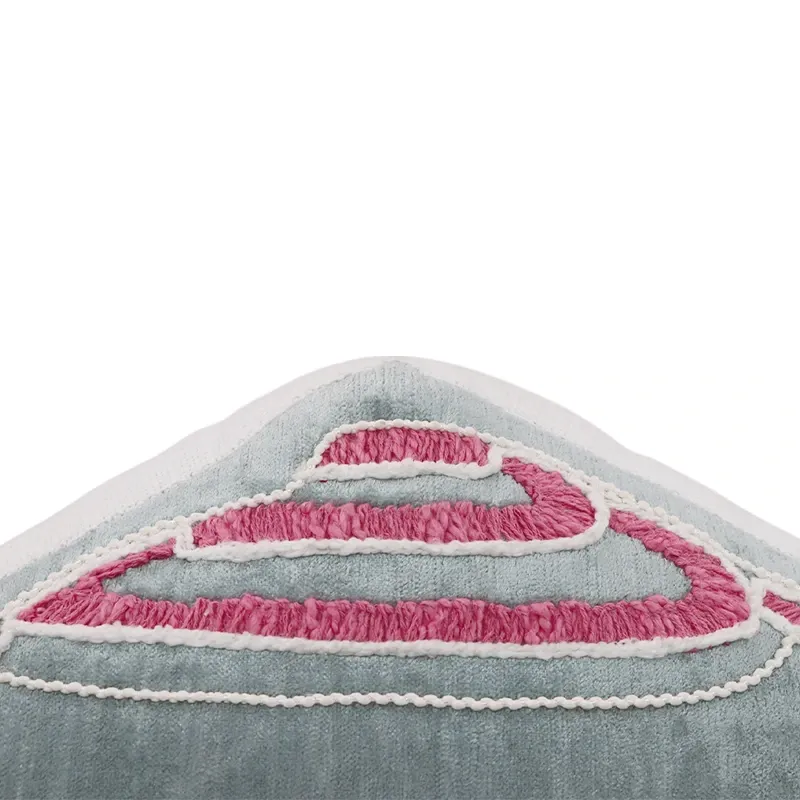 Nova Home Glaze Embroidered Filled Cushion – Multicolor - Cupcake product thumbnail 2