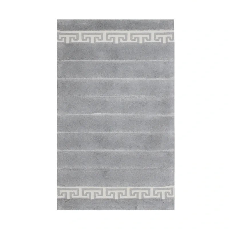 Nova Home Eres Cotton Bath Rug - Light Grey (Available In Sizes) product thumbnail 4