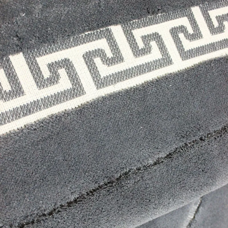 Nova Home Eres Cotton Bath Rug - Dark Grey (Available In Sizes) product thumbnail 2