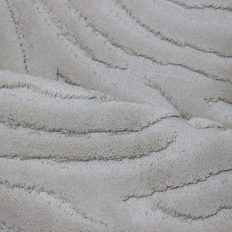 Nova Home Rubela Cotton Bath Rug - Beige (Available In Sizes) product thumbnail 2