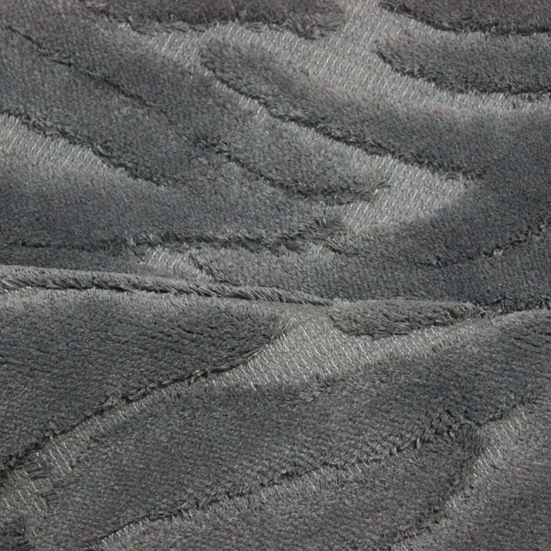 Nova Home Rubela Cotton Bath Rug - Dark Grey (Available In Sizes) product thumbnail 3