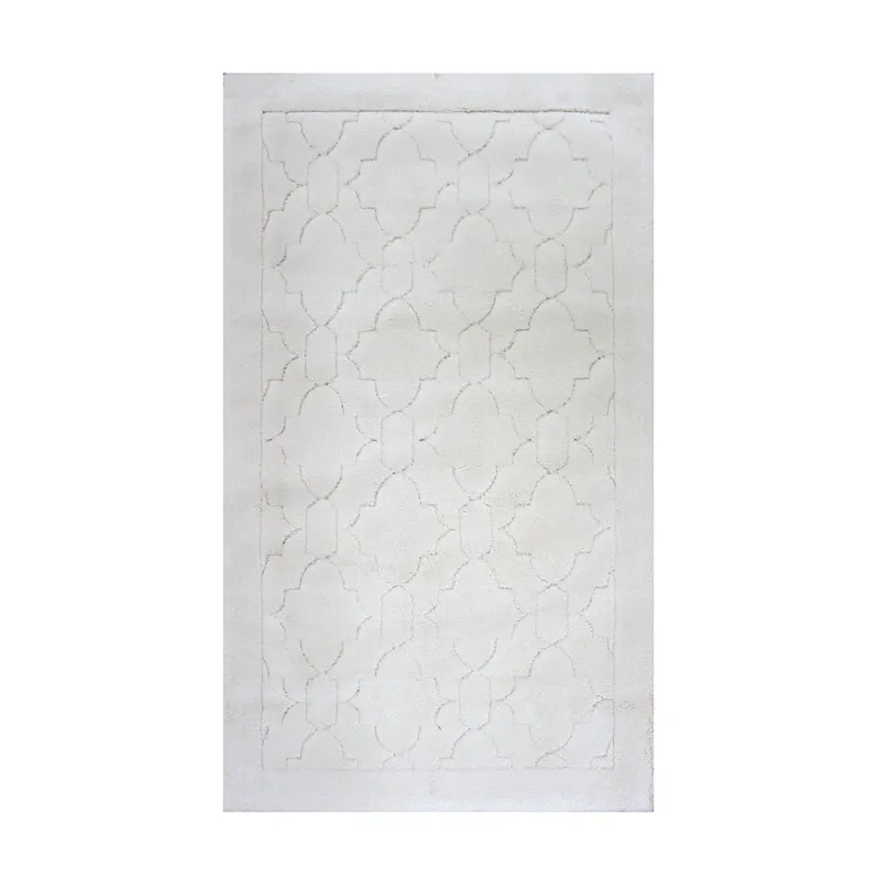 Nova Home Albana Cotton Bath Rug - Ecru (Available In Sizes) product thumbnail 4