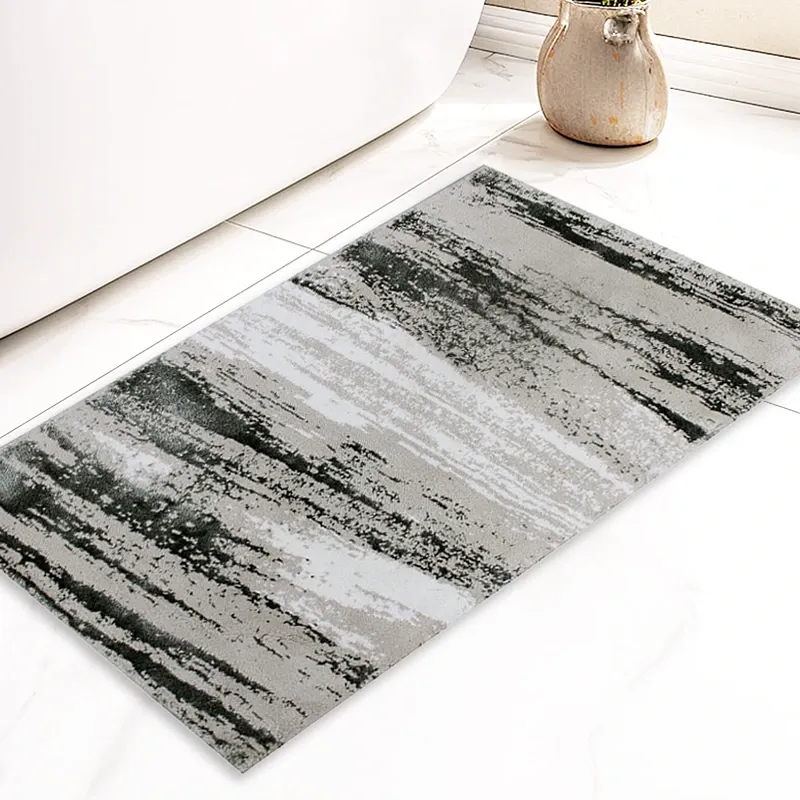 Nova Home Marian Cotton Bath Rug - Beige/Green (Available In Sizes) product thumbnail 2