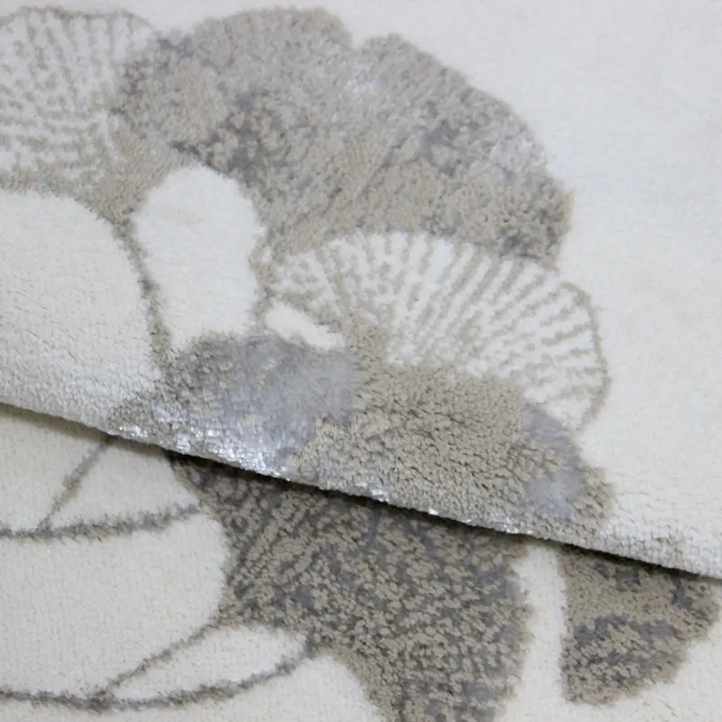 Nova Home Walen Cotton Bath Rug - Beige/Silver (Available In Sizes) product thumbnail 2
