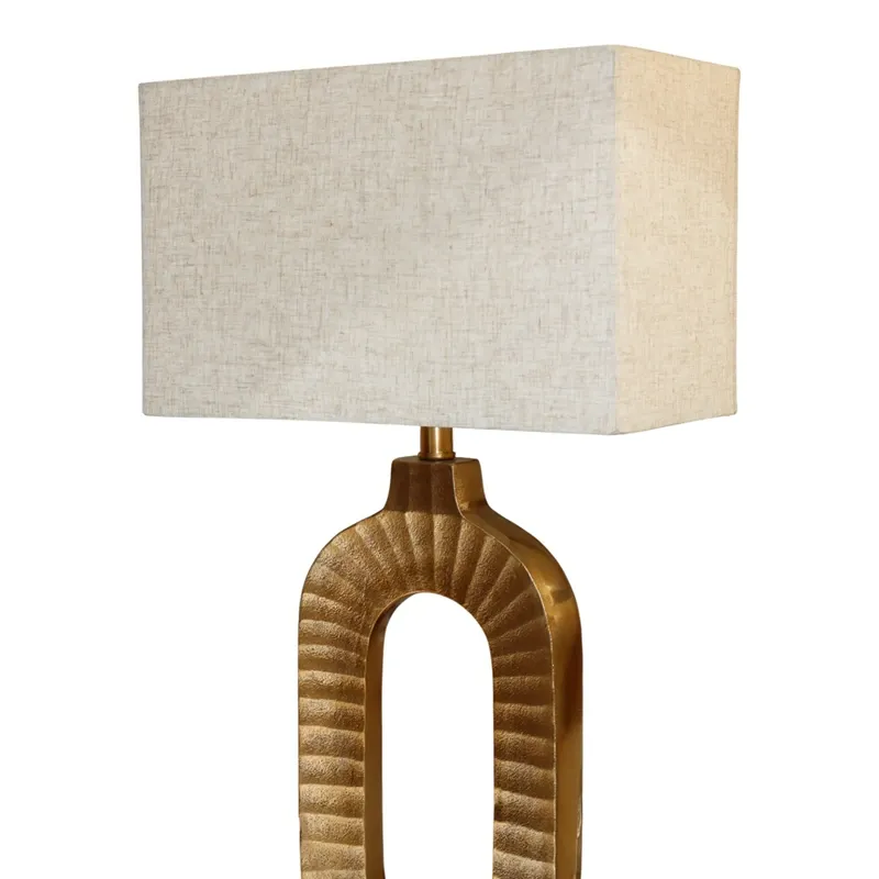 Weva "Ovalo" Table Lamp – 47 cm – Antique Brass product thumbnail 4