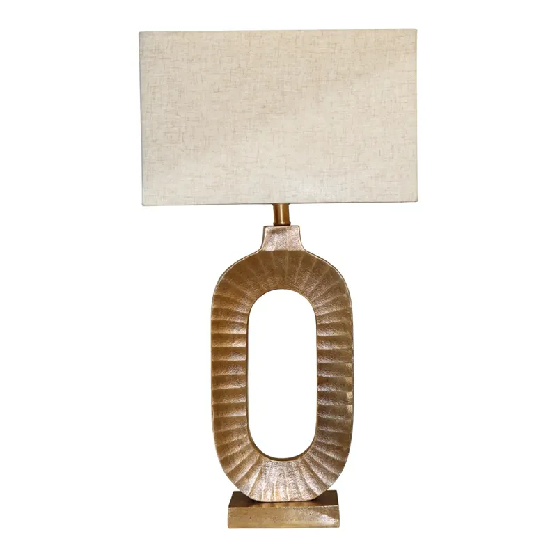 Weva "Ovalo" Table Lamp – 47 cm – Antique Brass product thumbnail 4