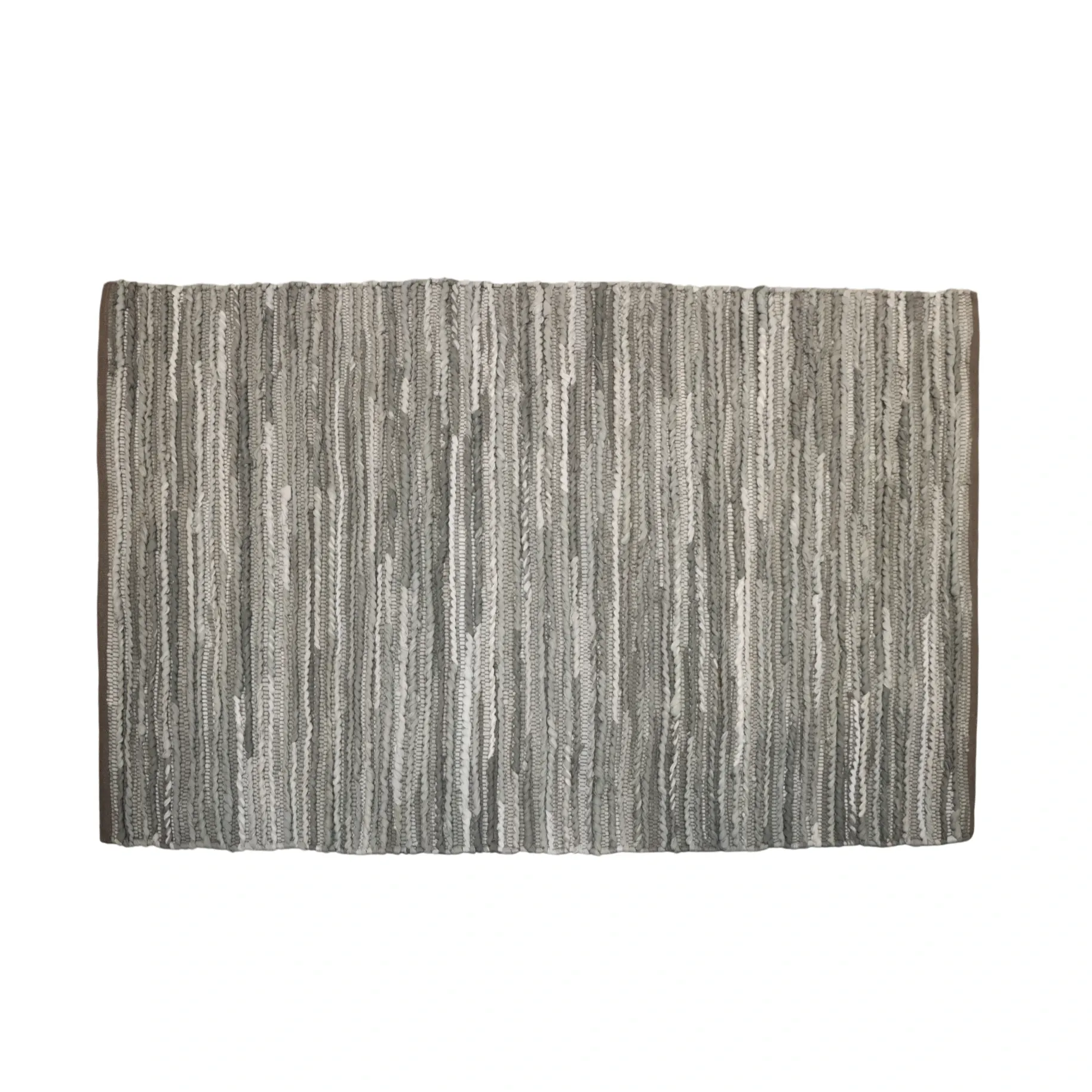 Nova Home "Ravine" Handwoven Cotton Accent Rug – Grey (Available In Sizes) product thumbnail 4
