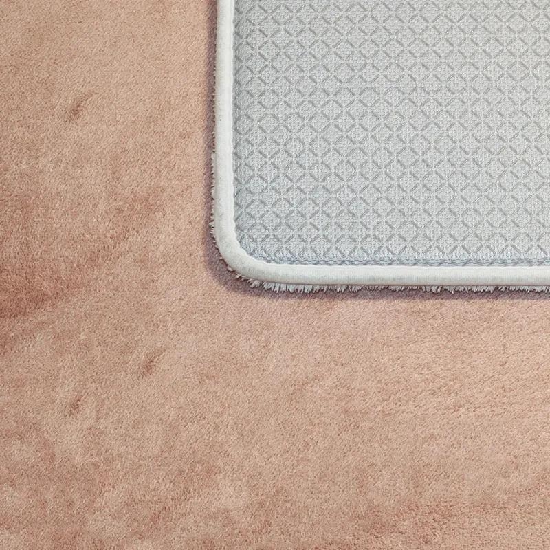 Nova Home Cushira Memory Foam Non-Slip Bath Mat - 50x80 Cm -Pink product thumbnail 4