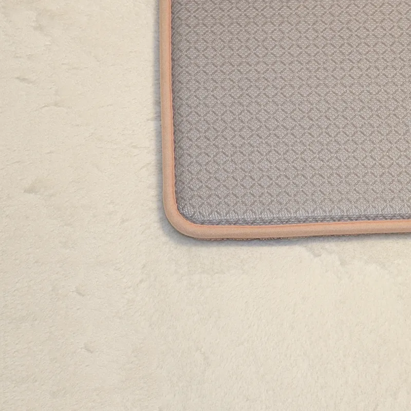 Nova Home Cushira Memory Foam Non-Slip Bath Mat - 50x80 Cm -White product thumbnail 4