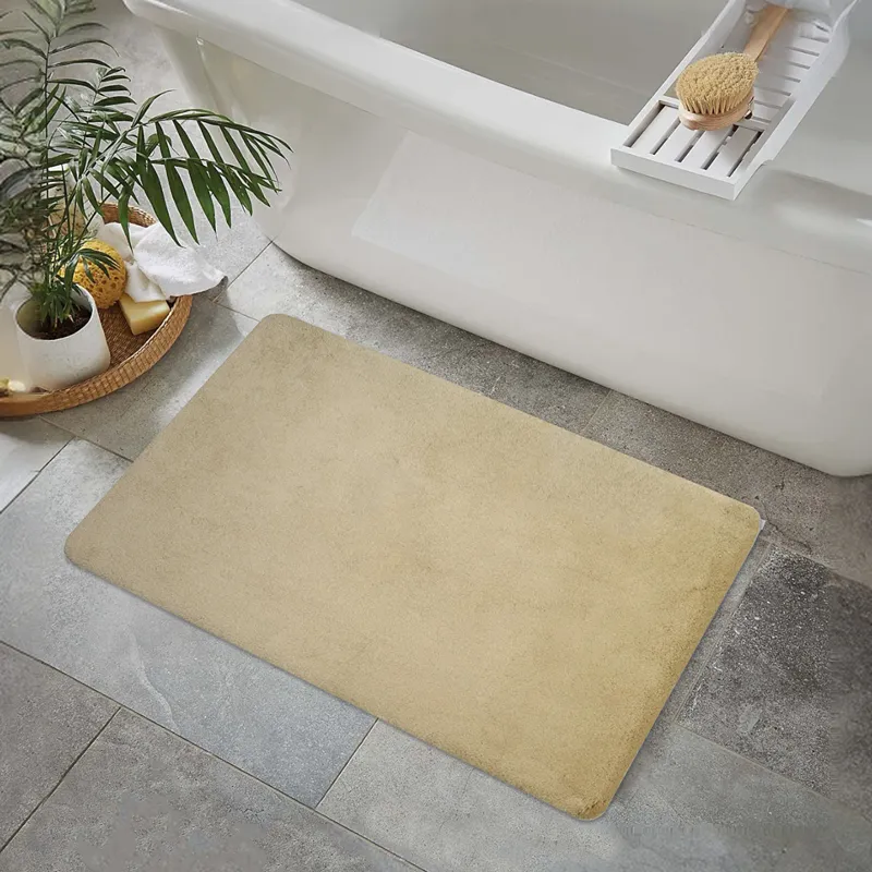 Nova Home Cushira Memory Foam Non-Slip Bath Mat - 50x80 Cm -Sand product thumbnail 2