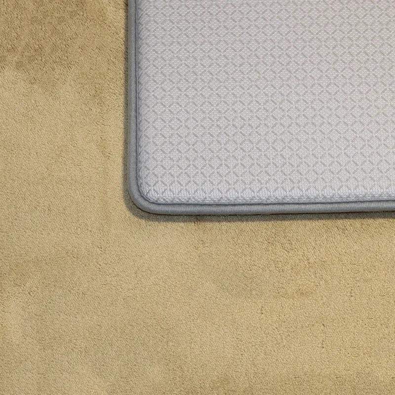 Nova Home Cushira Memory Foam Non-Slip Bath Mat - 50x80 Cm -Sand product thumbnail 4