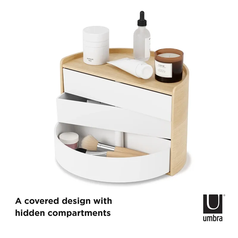 Umbra Moona Jewelry Box - White & Natural product thumbnail 11