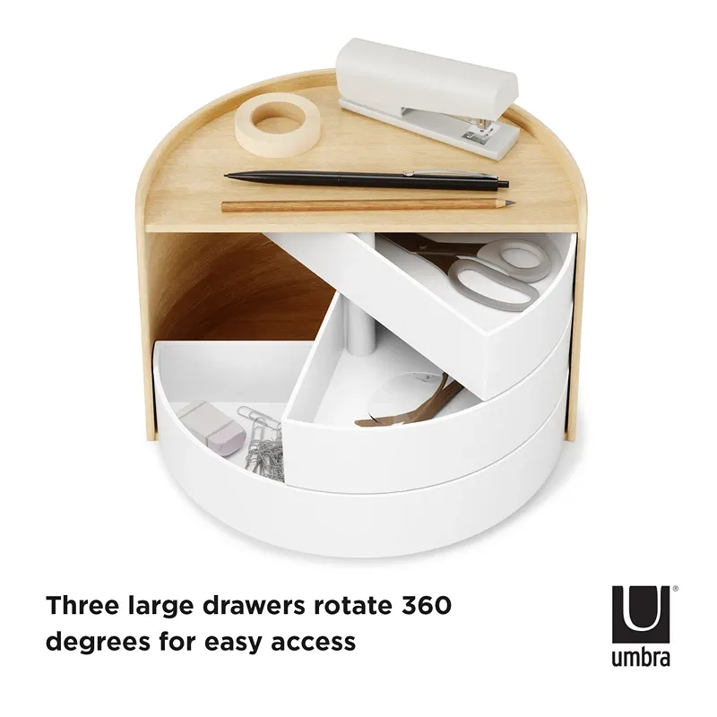 Umbra Moona Jewelry Box - White & Natural product thumbnail 12