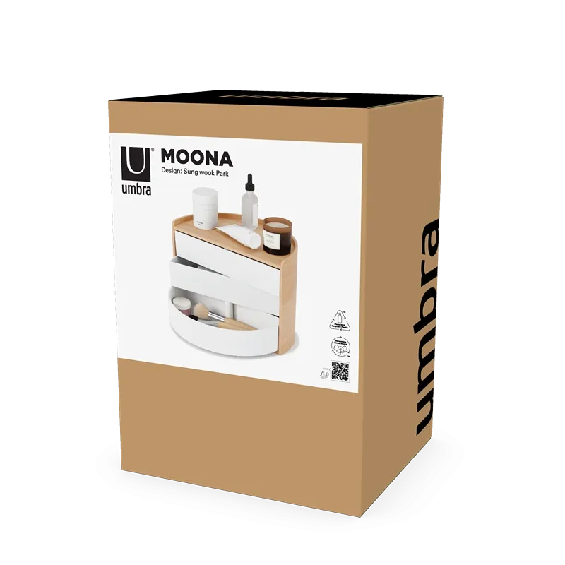Umbra Moona Jewelry Box - White & Natural product thumbnail 15