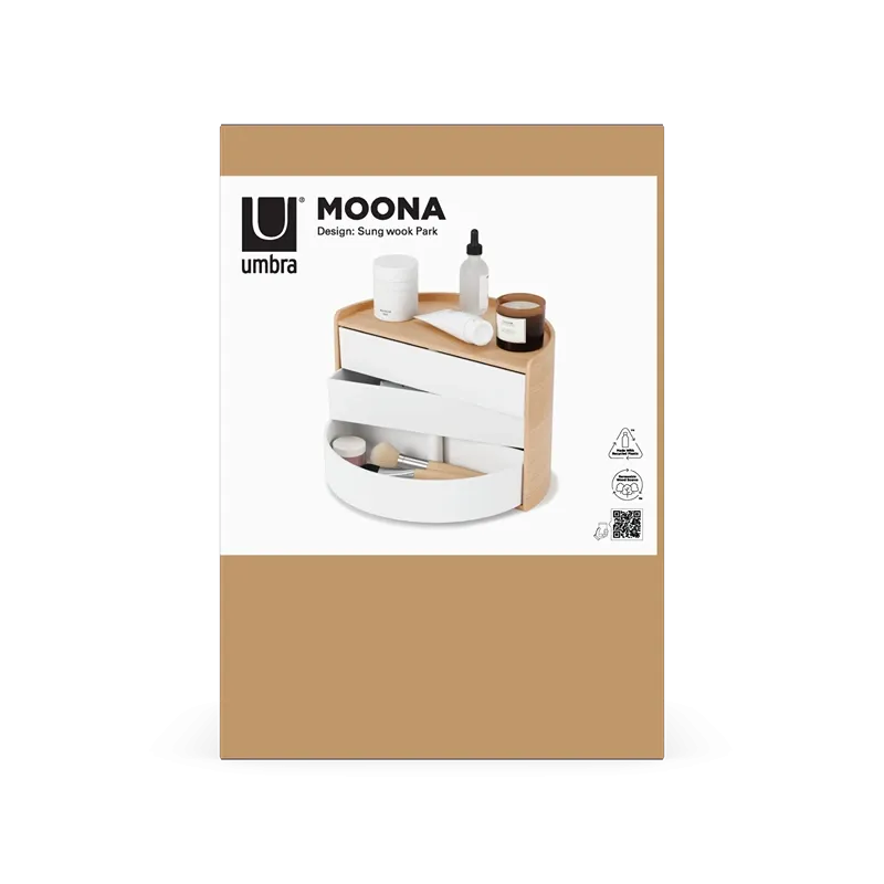Umbra Moona Jewelry Box - White & Natural product thumbnail 16