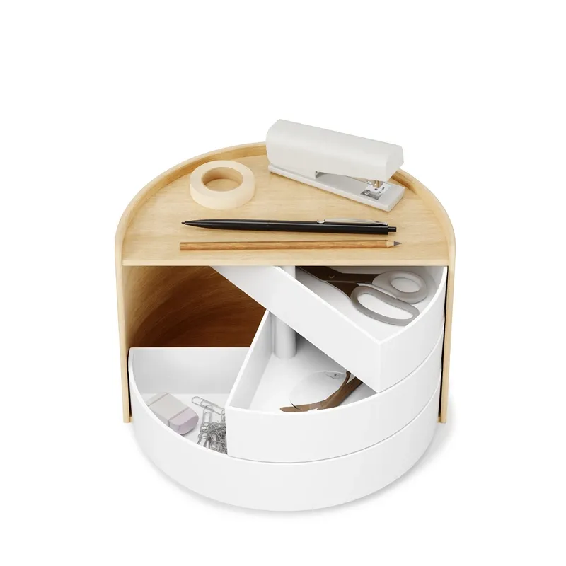 Umbra Moona Jewelry Box - White & Natural product thumbnail 4