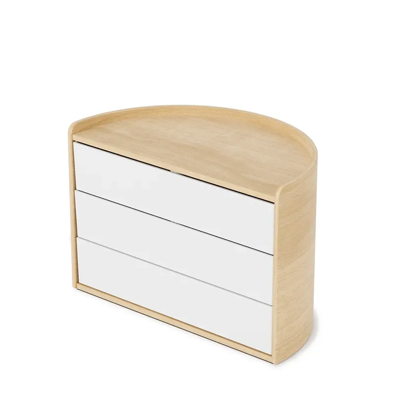 Umbra Moona Jewelry Box - White & Natural product thumbnail 5