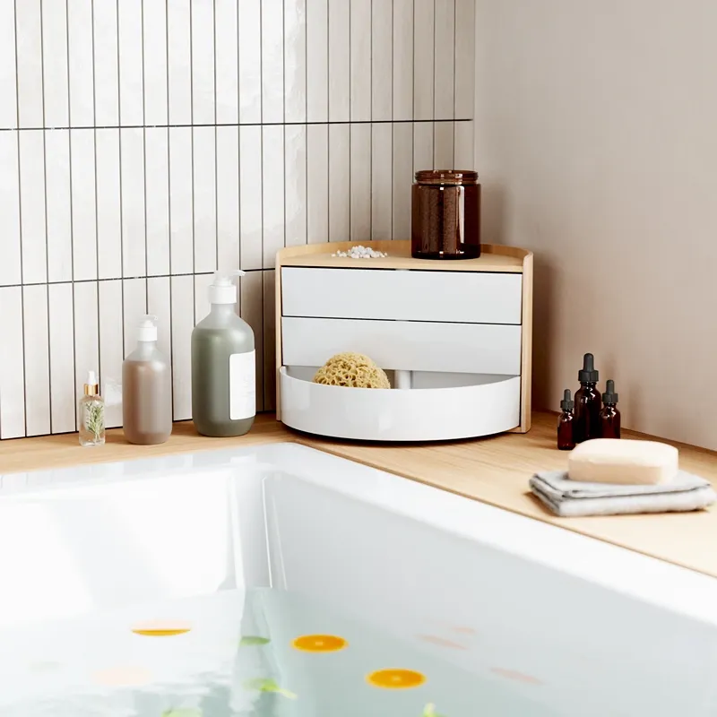 Umbra Moona Jewelry Box - White & Natural product thumbnail 9