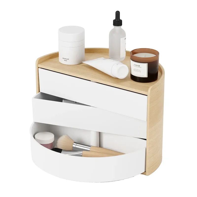 Umbra Moona Jewelry Box - White & Natural product thumbnail 4