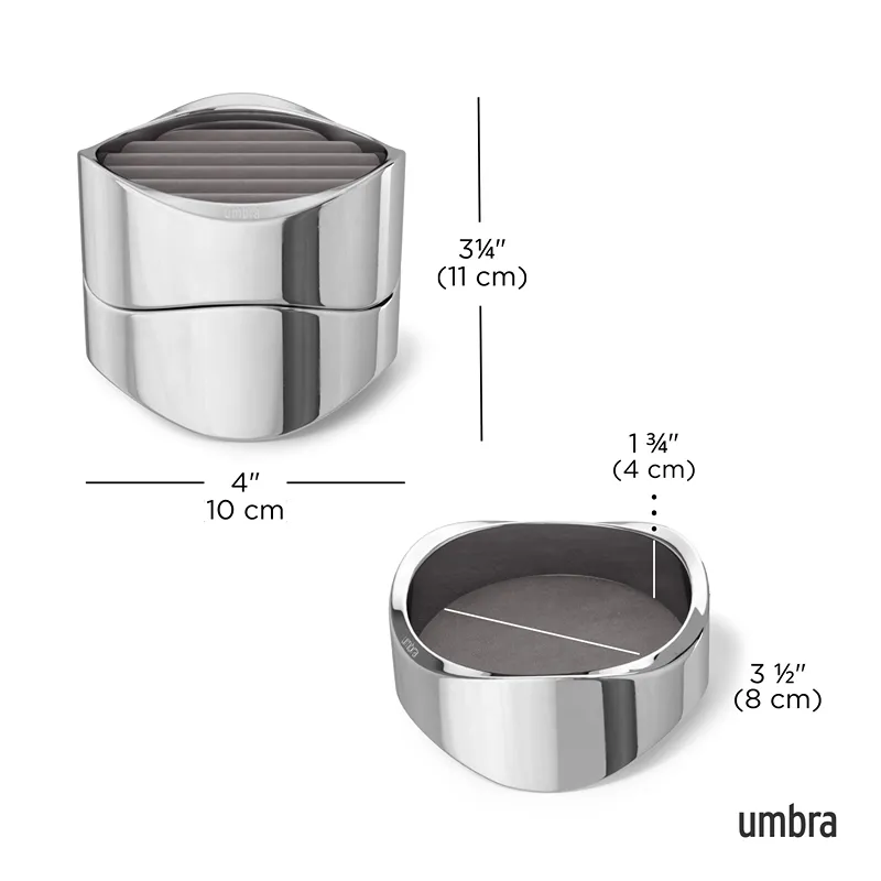 Umbra Wavy 2-Tier Jewelry Box - Chrome product thumbnail 5
