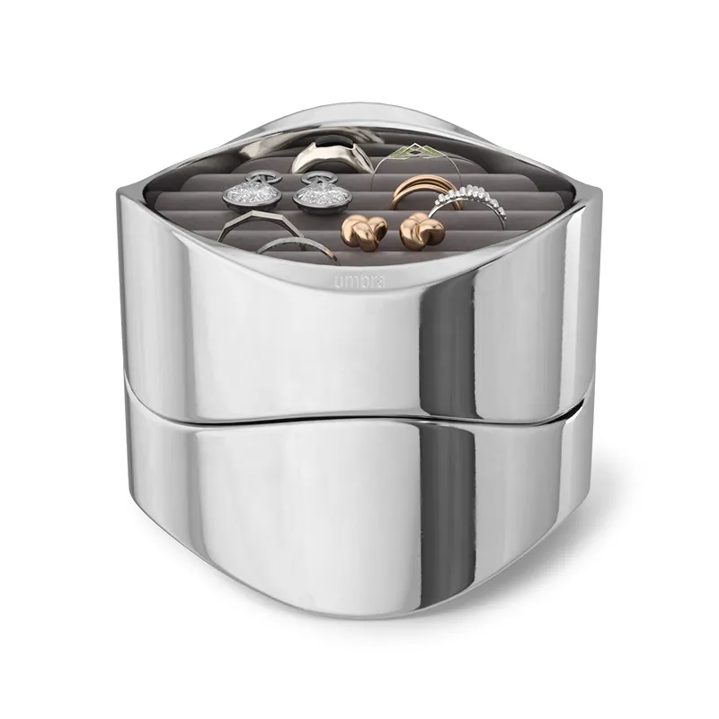 Umbra Wavy 2-Tier Jewelry Box - Chrome product thumbnail 9