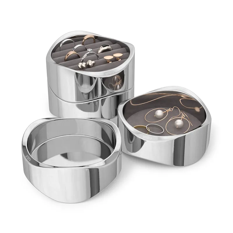 Umbra Wavy 2-Tier Jewelry Box - Chrome product thumbnail 10