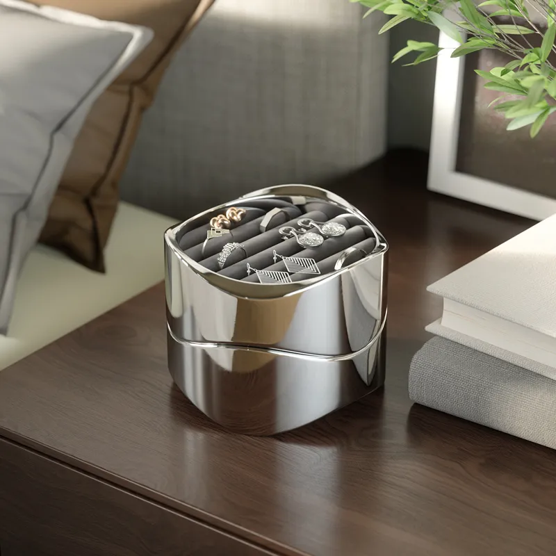 Umbra Wavy 2-Tier Jewelry Box - Chrome product thumbnail 11