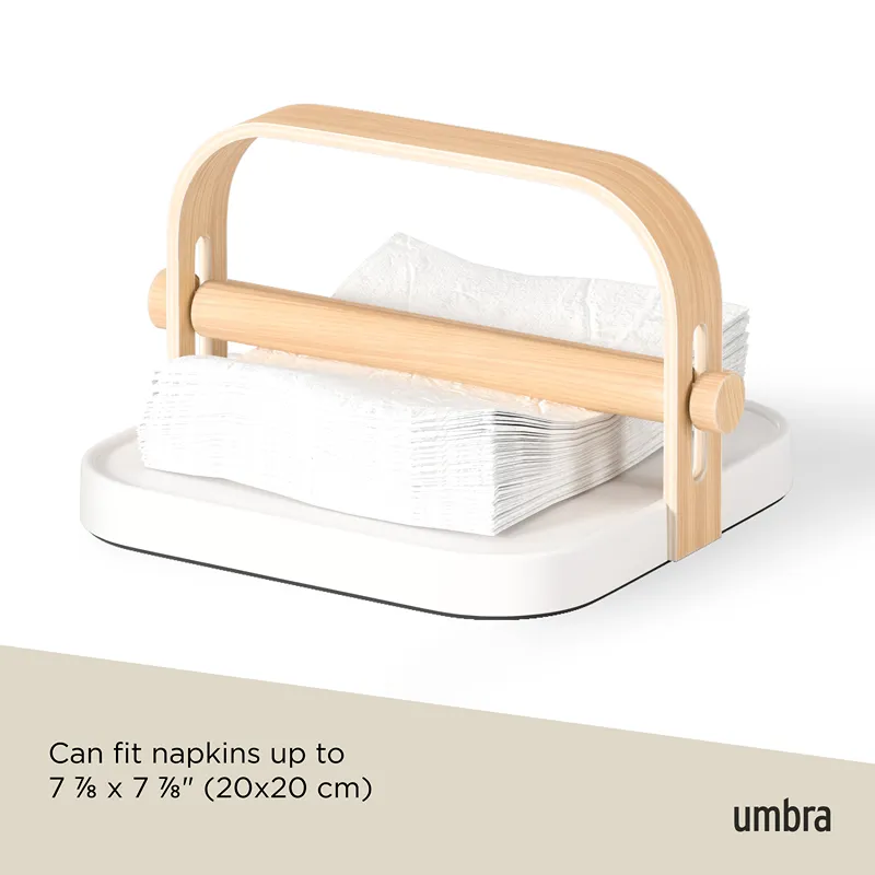 Umbra Bellwood Napkin Holder - White/Natural product thumbnail 8
