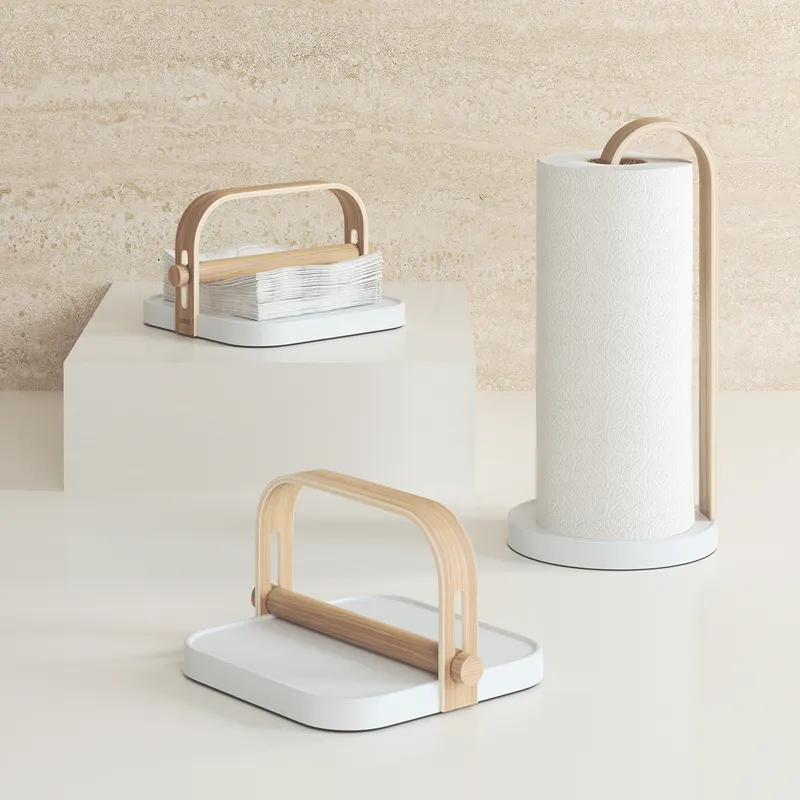 Umbra Bellwood Napkin Holder - White/Natural product thumbnail 12