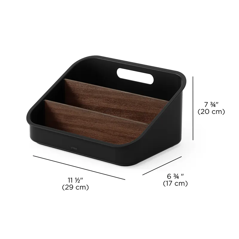 Umbra Bellwood Packet Organizer - Black & Walnut product thumbnail 2