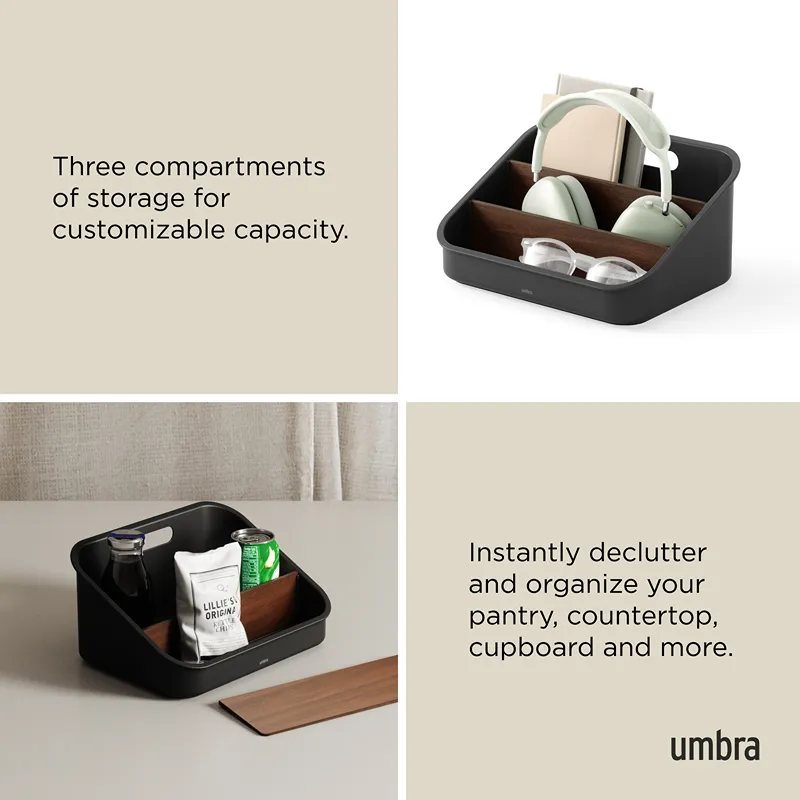 Umbra Bellwood Packet Organizer - Black & Walnut product thumbnail 9