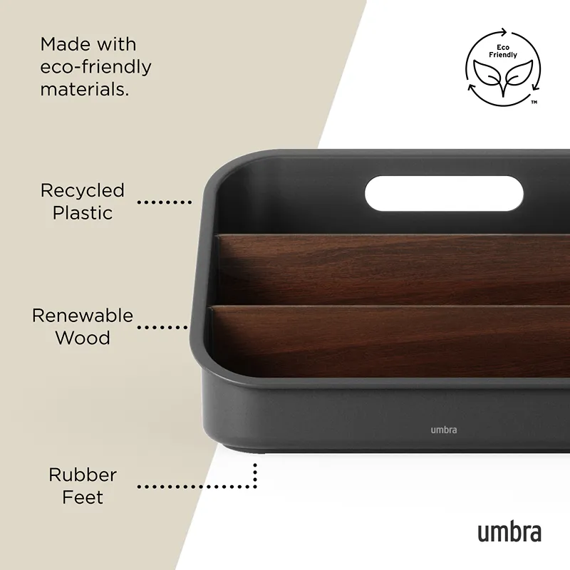 Umbra Bellwood Packet Organizer - Black & Walnut product thumbnail 11
