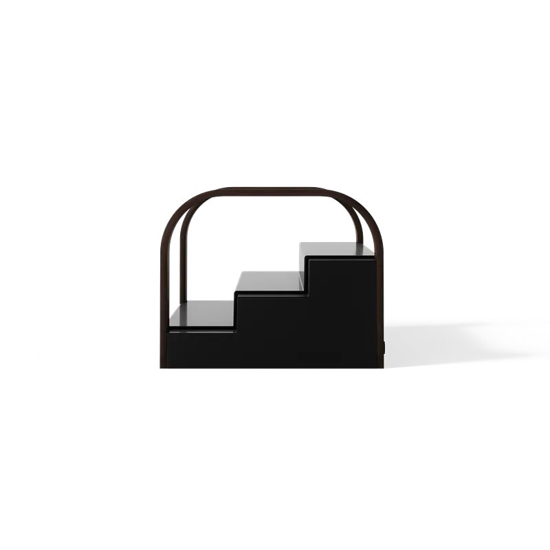 Umbra Bellwood 3-Tier Spice Shelf - Black & Walnut product thumbnail 3