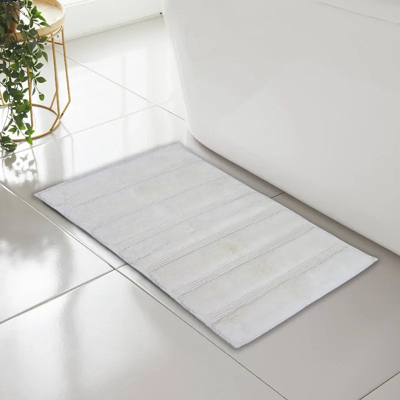 Nova Home "Lusora" Cotton Bath Rug – Off White (Available In Sizes) product thumbnail 2
