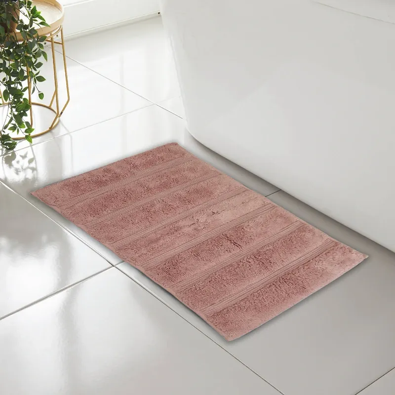 Nova Home Lusora Cotton Bath Rug - Rose (Available In Sizes) product thumbnail 2