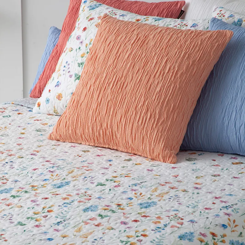 Manterol "Bouti Groovy" Reversible Summer Bedspread Set - Multicolor (414 15) (Available in Sizes) product thumbnail 3