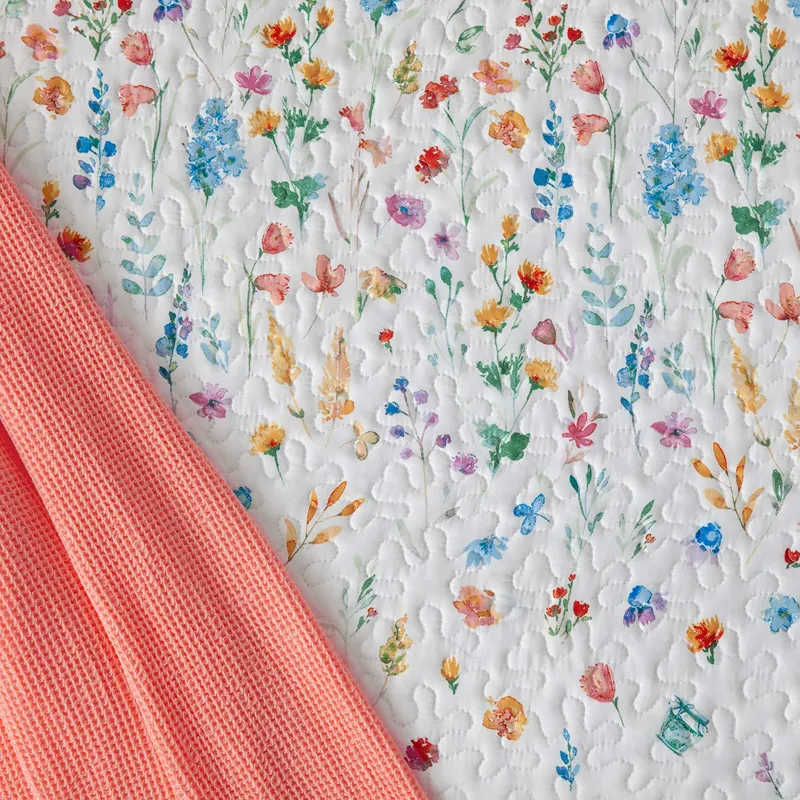 Manterol "Bouti Groovy" Reversible Summer Bedspread Set - Multicolor (414 15) (Available in Sizes) product thumbnail 4