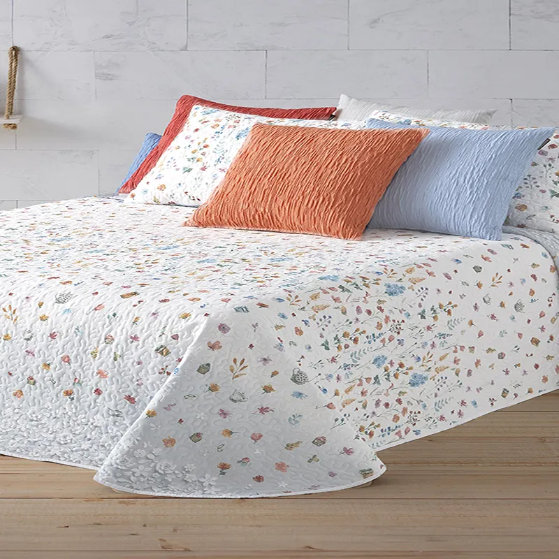 Manterol "Bouti Groovy" Reversible Summer Bedspread Set - Multicolor (414 15) (Available in Sizes) product thumbnail 5