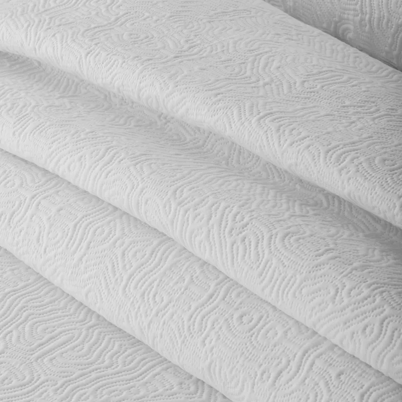 Manterol "Bouti Summer Soft" Mosaic Summer Bedspread Set - Grey (004 12) (Available in Sizes) product thumbnail 2