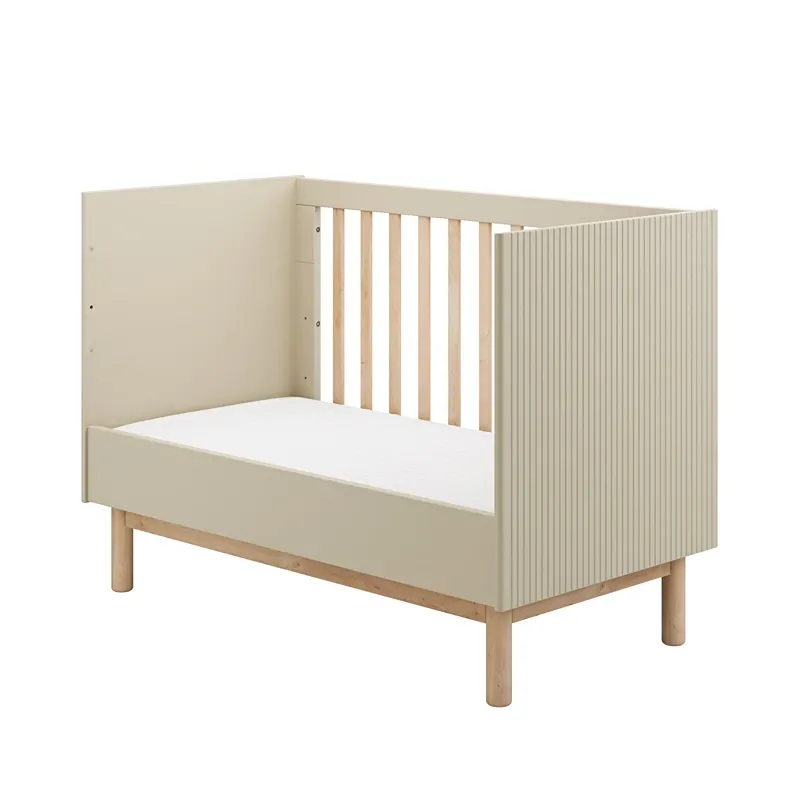 Pinio Miloo Baby's Bed - Growing Bed With Mattress - 60x120 - Champagne product thumbnail 3