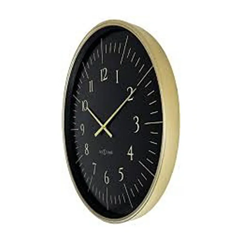 NeXtime Galaxy Large Wall Clock – 77 Cm, Black & Gold product thumbnail 2