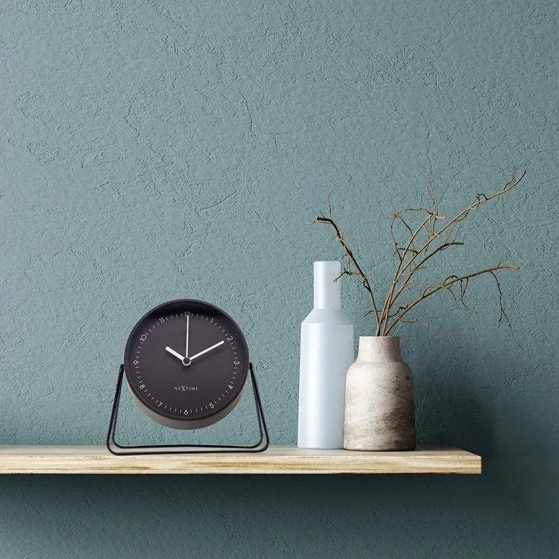 Nextime "Berlin L" Metal Wall Clock - 40 Cm - Black product thumbnail 3