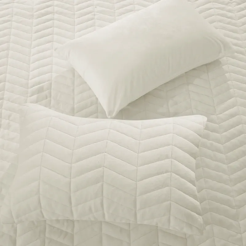 Nova Home Cocora Winter Embroidered UltraSoft CocoFlannel Comforter Set - King/Super King - Ivory product thumbnail 3
