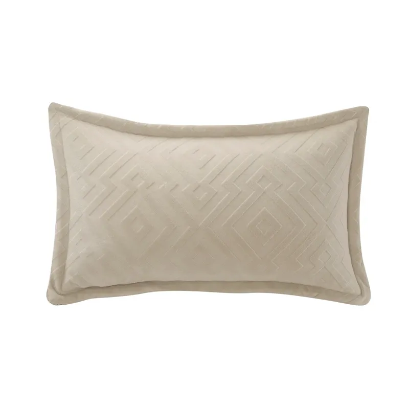Nova Home Froska Winter Embossed Flannel Comforter Set with Soft Fur Backing - King/Super King - Beige product thumbnail 9