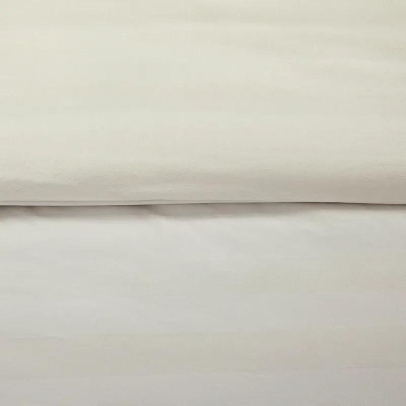 Nova Home Velvora Winter Velvet Duvet Cover Set - Ivory (Available In Sizes) product thumbnail 5