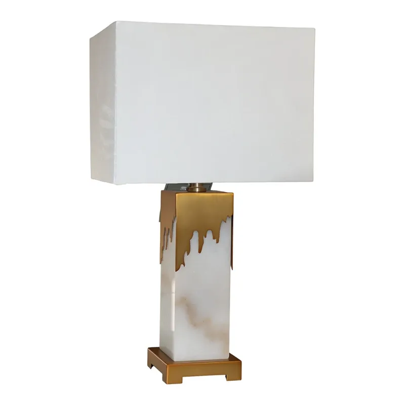 Nova Home "Lustre" Table Lamp – 53 cm – White Linen product thumbnail 2